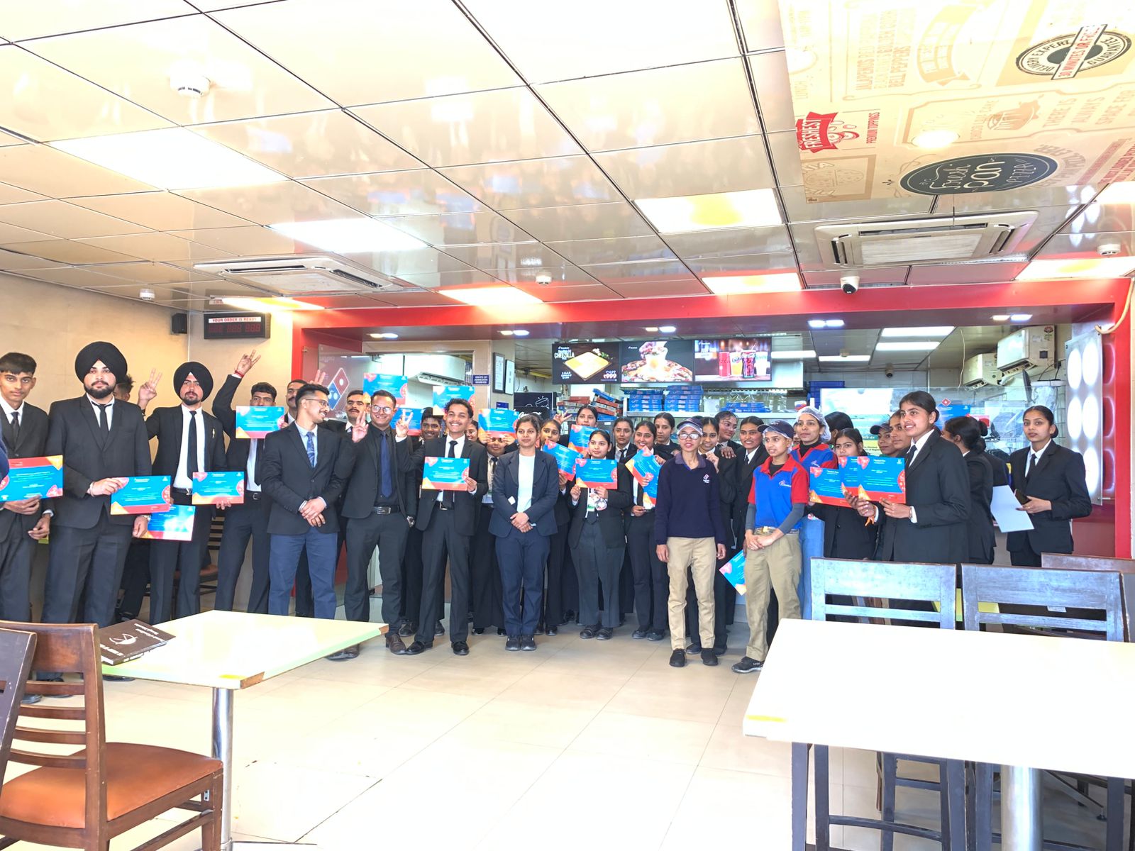 Field Visit at dominos